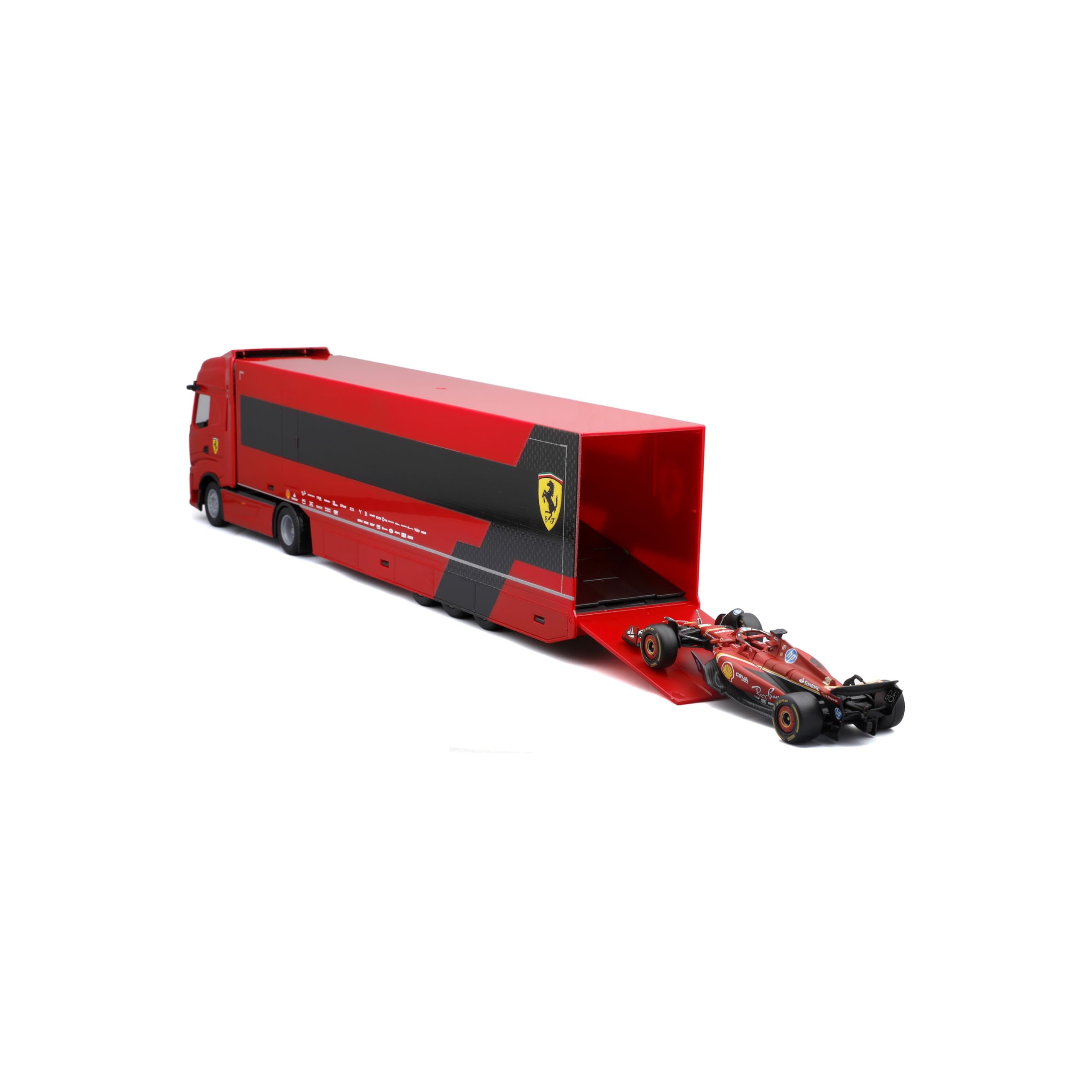 Bburago - Iveco S-Way 570 Racing with Ferrari SF-24#16 Leclerc